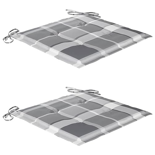 Chaise de jardin pliable teck avec coussin gris résistant intempéries