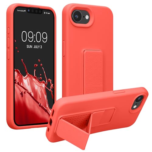 kwmobile Apple iPhone 17e / iPhone 16e�Ή� �P�[�X - �X�}�z �X�^���h �ی�P�[�X �X�}�z�J�o�[ TPU�P�[�X - ���g�F