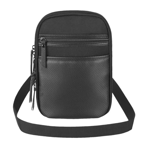 Riñoneras impermeables para mujer y hombre | Bolso bandolera portátil para hombre | bolsos de hombro para mujer, riñoneras para cartera, actividades al aire libre, viajes