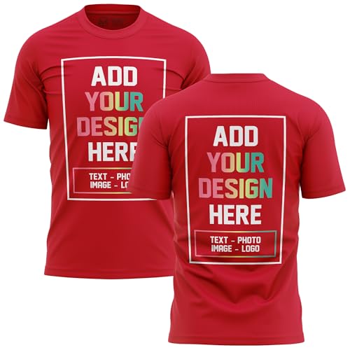 Custom T Shirts, Custom Shirt for Business, Birthday, Graduation, 10 Shirt Colors Available, Add Any Image & Text Black4