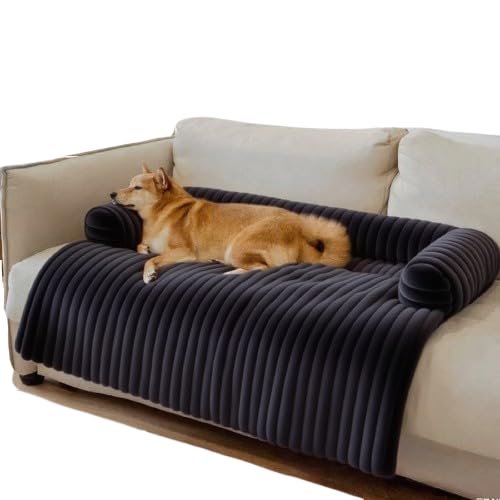 Couverture de chien moelleuse amovible pour coussin et canapé S
