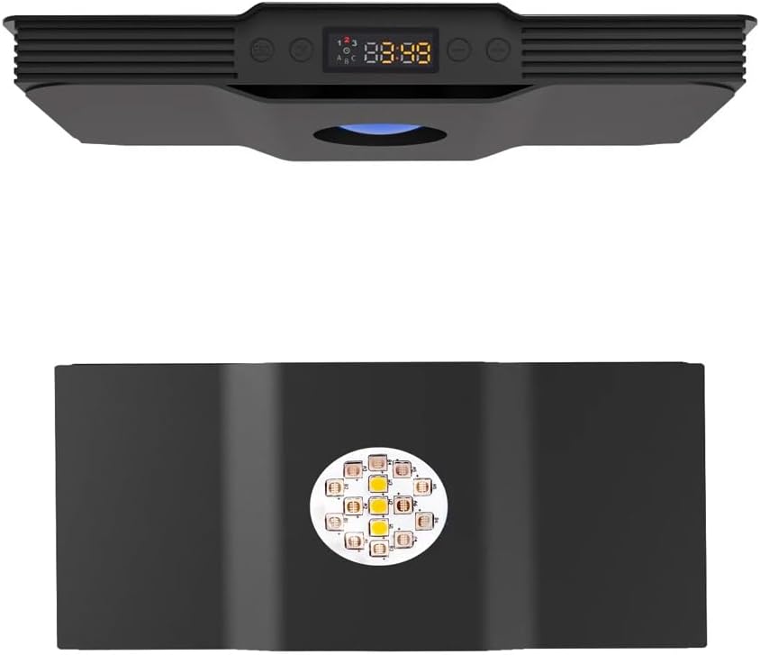 Control panel of Himarine Spectra V3 Aqua Knight LED Light with button labels