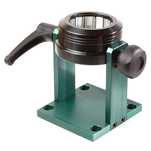 Amana Tool - 63mm Adj. Bit-Locking Stand (UHO-63), Industrial Grade