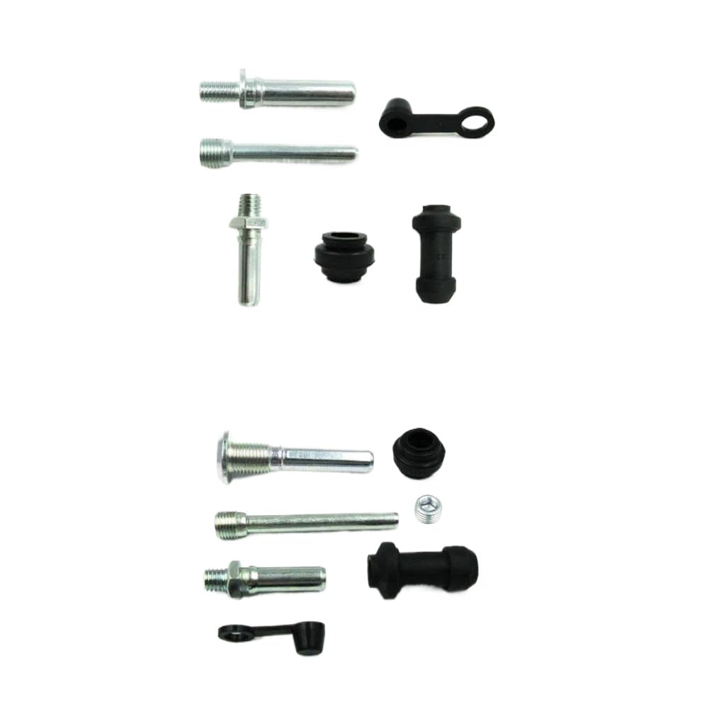 Kit Riparazione Pinze Freno Anteriore e Posteriore Kit Ricostruzione Perno Guida Compatibile Con Honda CRF Kawasaki KXF Yamaha YZF Suzuki RMZ(Rear and Front)