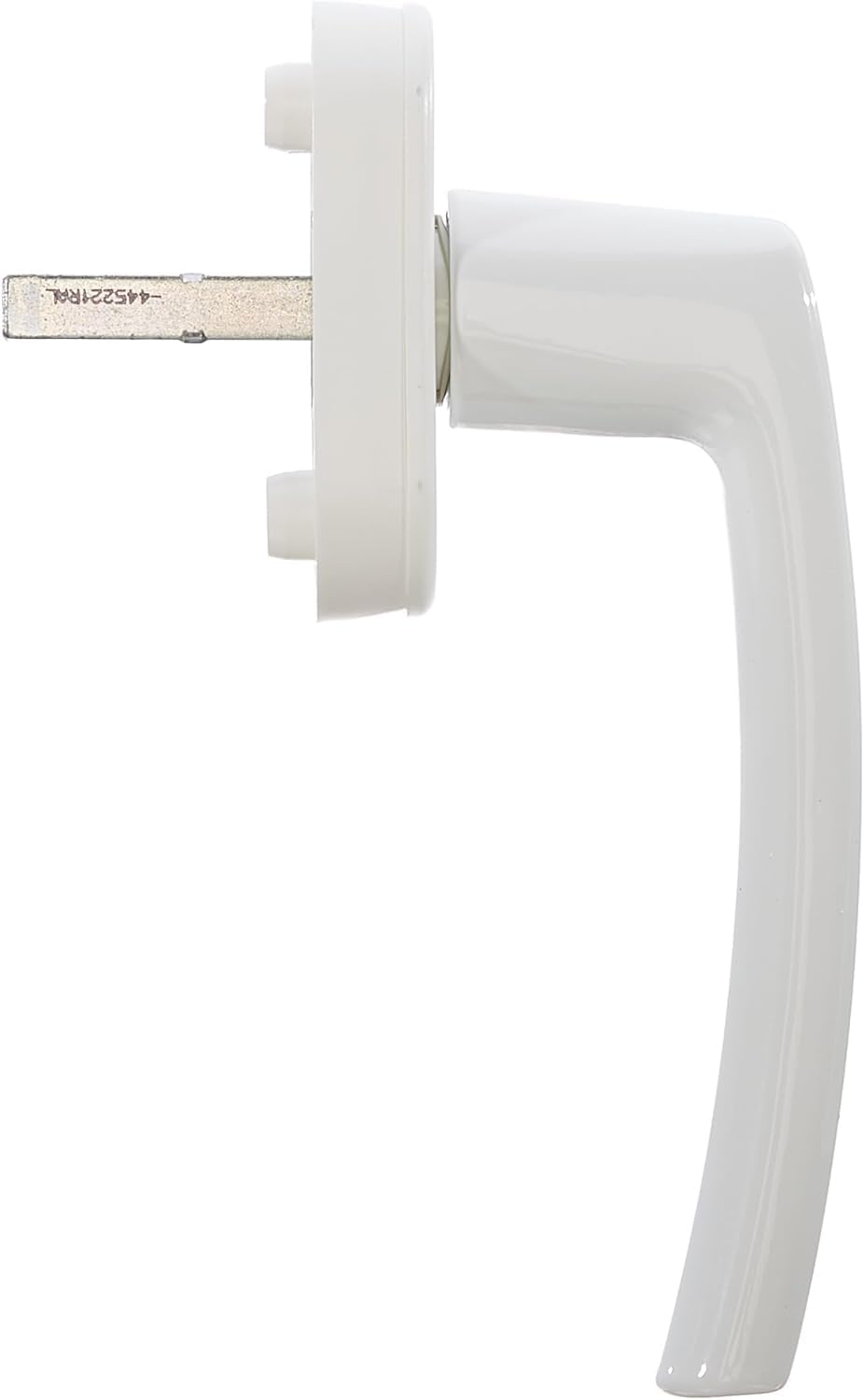 Roto Window Handle Line Traffic White with Screws Square Pin 7 x 37 mm