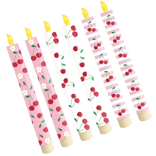 Oxxggkao 6 piezas electrónicas con temporizador remoto que funcionan perfectamente para bodas, San Valentín, celebraciones, fiestas
