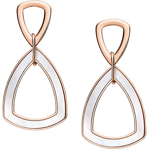 Preisvergleich Produktbild Fossil Damen-Hängeohrringe Edelstahl Perlmutt JF03065791