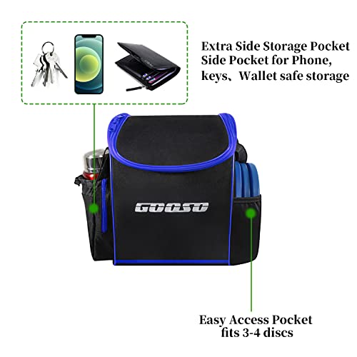 Juego de discos de golf para principiantes GOOSO y mochila de golf portátil de gran capacidad 7