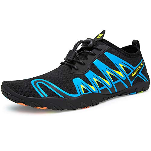 Crova Men Women Water Shoes Quick Dry Lightweight Barefoot Solid Drainage Sole