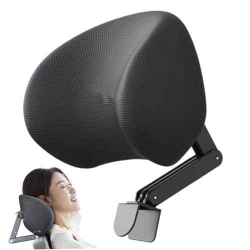 Oreiller ergonomique de tête de maille réglable et détachable pour fauteuil