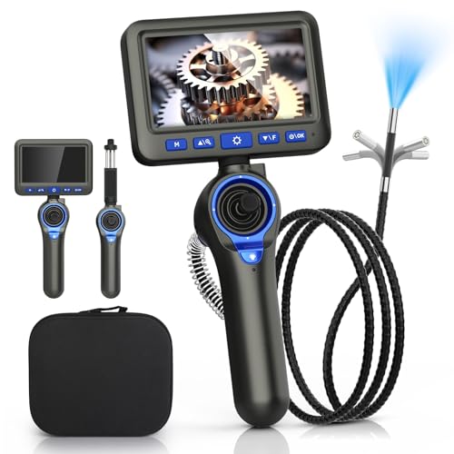 Endoscopio para móvil y coche con cabezal móvil 360 para reparar el motor en casa
