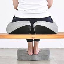 C CUSHION LAB Hip & Leg Pressure Relief Bundle - Transform Any Home/Office Chair or Recliner into The Most Comfortable Seat in The House - Grey Set