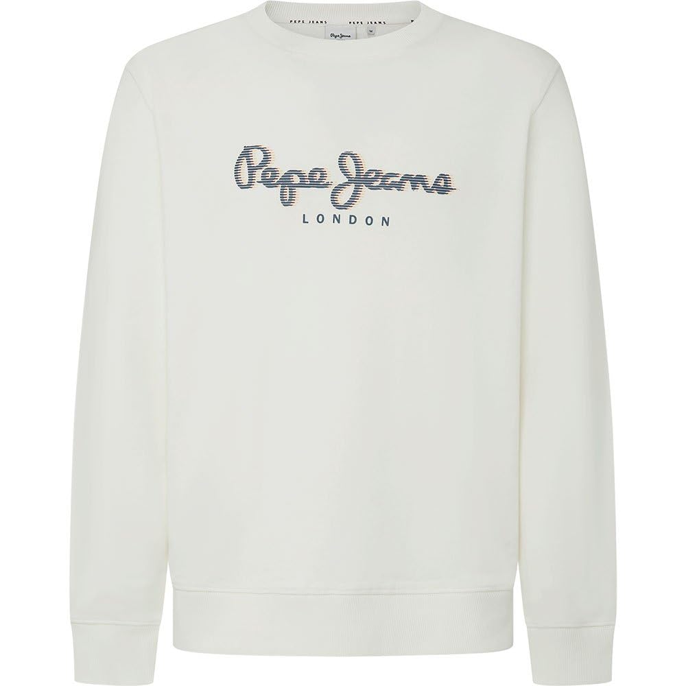 Pepe Jeans Men's Saul Crew, White (Off White), XXL