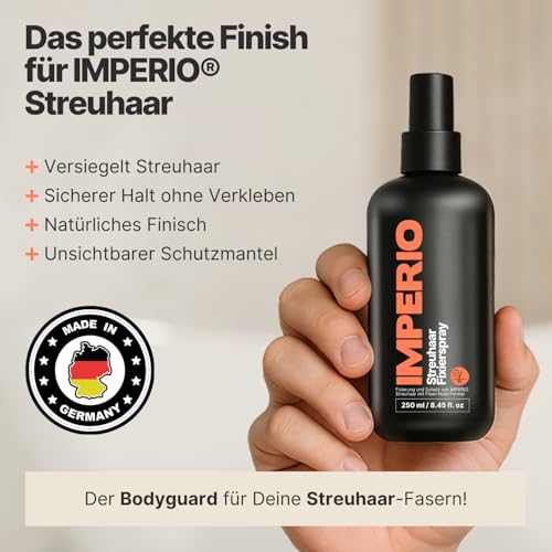 3. Bild von IMPERIO Fixierspray für Streuhaar & Schütthaar | Spezielles Haarspray zur perfekten Fixierung von Hair Fibers - 250ml 250 ml (1er Pack)