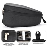 Hzycwgone Case for Playstation PULSE Elite wireless headset,Travel Carrying Cover Bag w/Magnetic Room for PS5 Pulse Elite Cable(Black) - Image 4