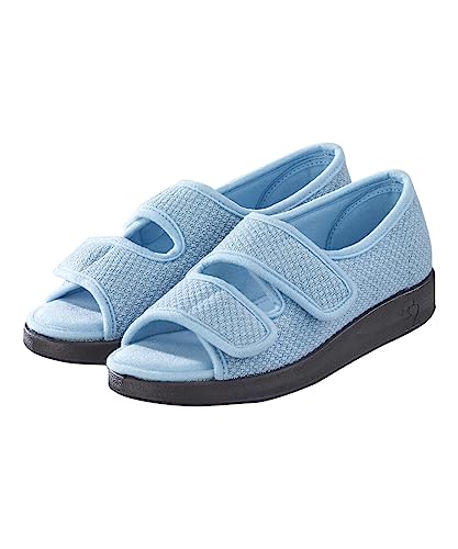 Silverts Diabetic Sandals for Women | Extra-Wide Non-Slip Comfortable Slippers for Elderly, Swelling, Sensitive Feet - Main Image