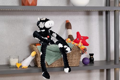 Dog Toy Basket, Bone Shaped Dog Toy Bin, Handmade Pet Organizer And Storage, Toy Box for Cats, (17x13" Seagrass) - Image 5