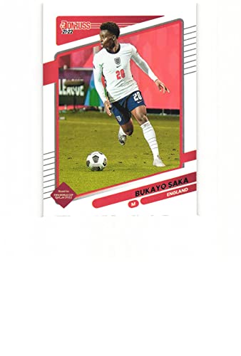 BUKAYO SAKA 2021-22 Panini Donruss Road to FIFA World Cup Qatar 2022 Soccer #54 Card Arsenal FC England