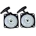 Produktbild 2x Seilzugstarter Starter für GÜDE GE 1650, GE 2200 GE1650 GE2200 Erdlochborher GFS 1255B Motorsense Handstarter