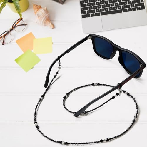 Image of Beaded Eyeglass Chains Glasses Chain For Women Stylish Sunglasses Strap Eye Glass Holders Around Neck Glasses Lanyard