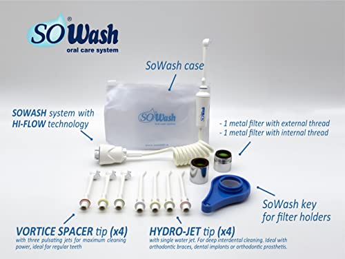 SOWASH - Verpackung "FAMILY" - am Wasserhahn anschließbare Puls-Munddusche für die Mundhygiene – Bild 4