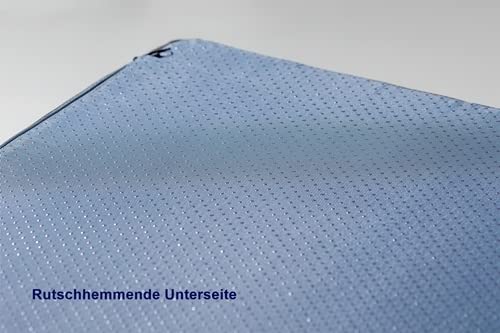 Cuscino Ortopedico Per Seduta 40x40x10cm - Memory Foam, Antiscivolo, Rivestibile (Marrone) - Foto 13