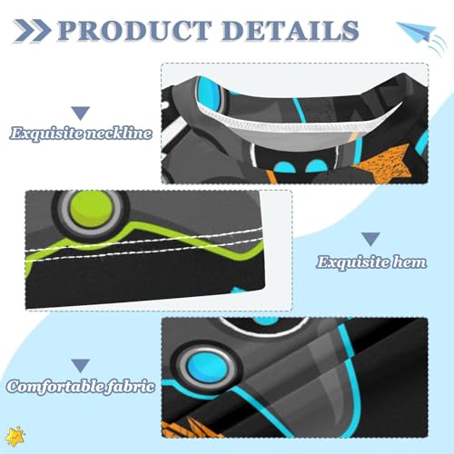 Aflyko Fun Kid Rashguard Shirt Joystick Video Game Controller Player Boys Girls Swimsuit Top3