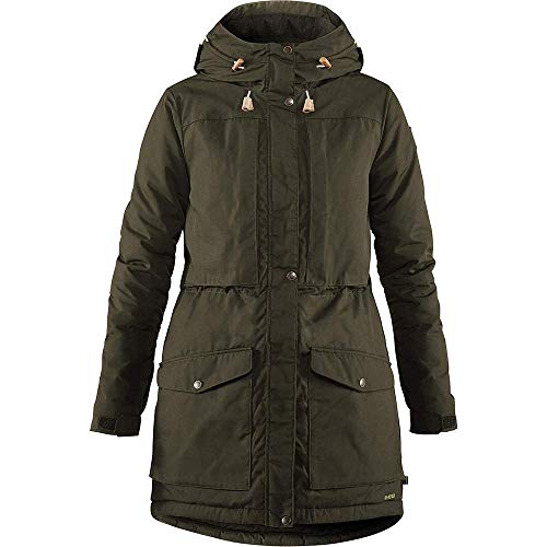 Preisvergleich Produktbild FJALLRAVEN Singi Wool Padded Parka W, Damen XXL Dunkles Waldgrün