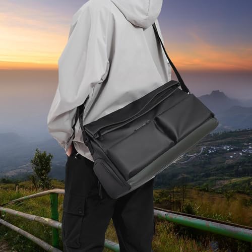 Gym Bag Travel Duffle Bag Water Resistant Lightweight Crossbody Handbag for Travel Swimming Dance Outdoor Fitness, Black2