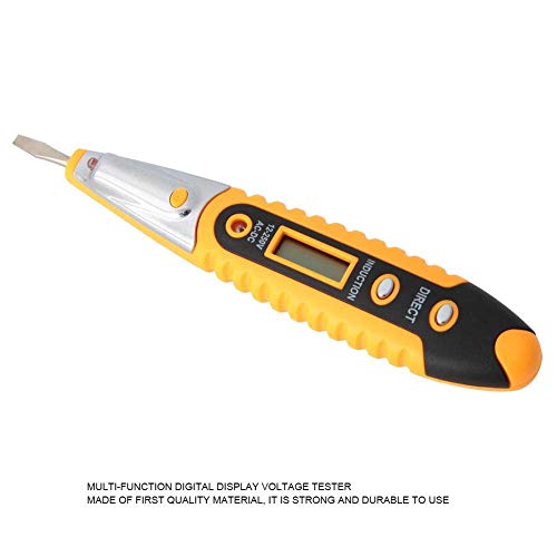Image of Digital Test Pencil Multifunction AC DC 12-250V Tester Electrical LCD Display Voltage Detector Test Pen for Electrician
