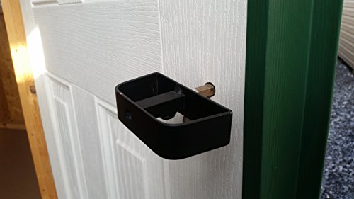 Shed Door T-Handle Lock Kit - Longer 5-1/2" Stem - Includes 2 Keys, 2 Screws, Allen Wrench, 5-1/2" Stem, Shed Lock, Barn Door Lock, Playhouse Lock & Chicken Coop Lock (Black) #TOP6