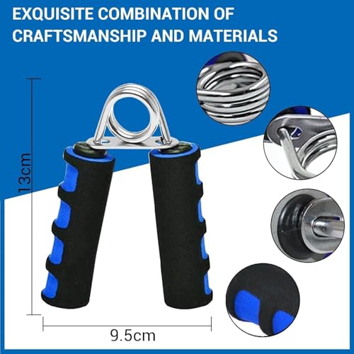 Image of E-smartinlife Hand Grip Strengthener Set, Finger Gripper - Soft Foam Hand Exerciser for Quickly Increasing Wrist Forearm and Finger Strength, 2 Pack