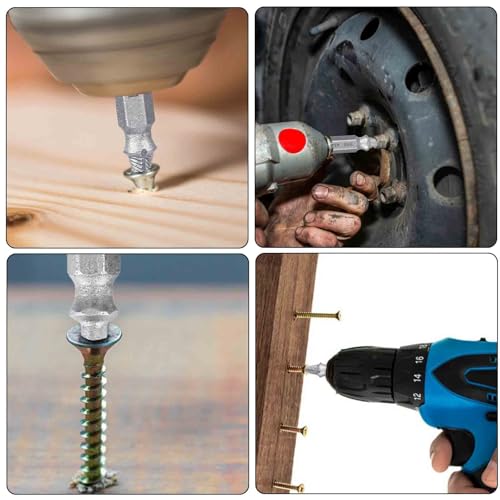 YYTECH Schraubenausdreher Set 5 Stück,Linksausdreher Set, Ausdreher, Schrauben Ausdrehwerkzeug, Linksdreher Set, Beschädigte Schraubenentferner Set,Zum Entfernen Leicht Beschädigter Schrauben