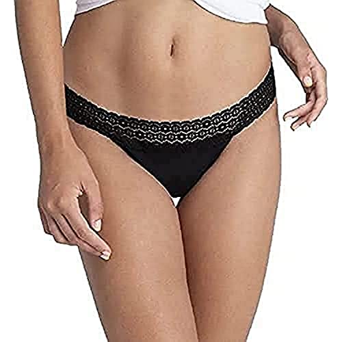 Kiwitas Tanga Encaje Braguitas Menstruales Negro S