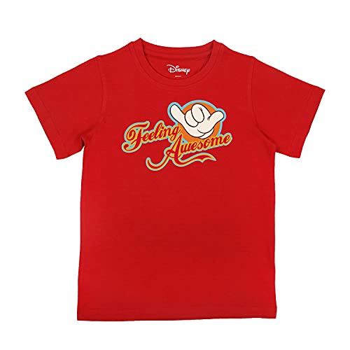 Image of Mickey Mouse Family by Wear Your Mind Regular Fit Boys Tshirt
