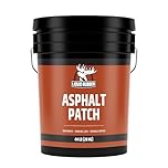 Liquid Rubber Asphalt Patch – 44lb Pail Ready-to-Use Pothole Repair for Driveways, Parking Lots, Pathways & Roads – Easy All-Weather Application – No Mixing Required