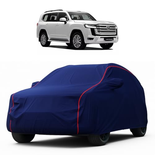 Image of Heavy-Duty Car Cover for Compatible with Toyota Land Cruiser (2022 to 2025 All Models) Deluxe Car Protection Cover - Waterproof & UV-Resistant All-Season Exterior Protection