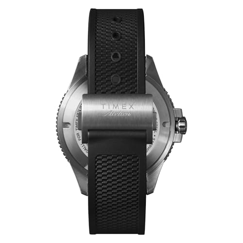 Image of TIMEX Atelier Black Round Dial Mechanical Automatic Men's Watch - TW2Y726004A