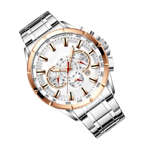 Montre intelligente homme pour extérieur et affaires avec date calendrier élégante au poignet
