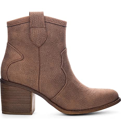 Dirty Laundry Women's Unite Taupe Western Boot, M 8 US3