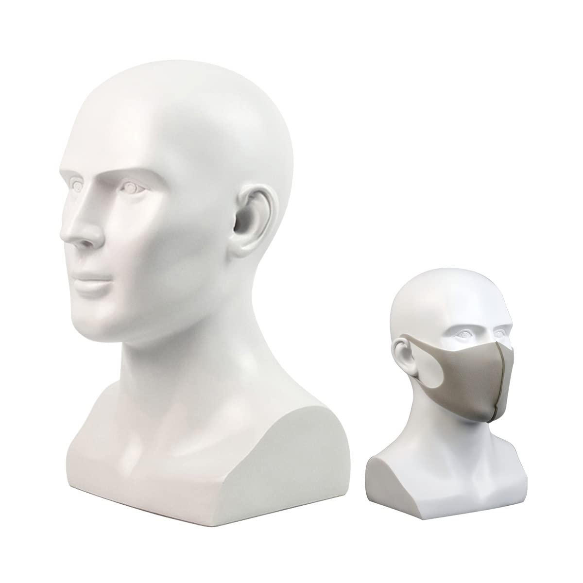 Amazon.co.jp: 男性用マネキン ダミースタンドモデル マネキンヘッド 