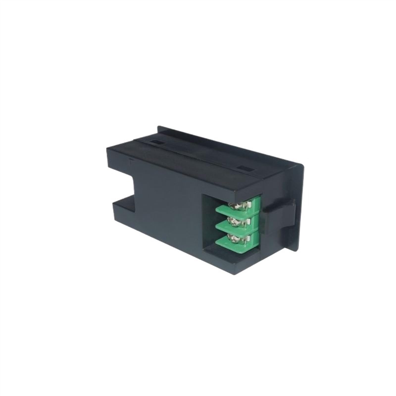 Medidor de corriente de voltaje DC 0-500A DC 0-100V 300V DC 600V voltímetro amperio medidor de voltaje amperios medidor de Panel de voltios incluye derivación(Black cover,DC0-600V)