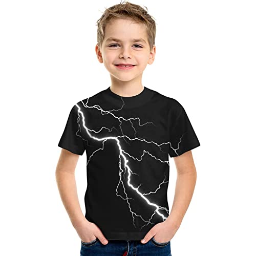 3 to 12Y Children Comfy Tops Toddler Boys Girls Summer T Shirt Fashion Cool 3D Print Shirt Kids Funny Youth Shirt2