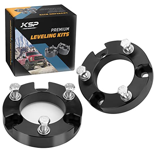 KSP Tundra Lift Kit Front 2' Aircraft Billet Strut Spacers Leveling Lift...