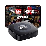 【Wireless Carplay AI Box】Enjoy seamless connectivity with wired to wireless CarPlay, wireless Android Auto, Netflix/Youtube—all in one device. Transform your driving experience into an entertainment hub by streaming your favorite content directly ont...