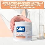 Mixa Shea nährende Creme, für Gesicht, Körper & Hände mit 20% pflanzlichem Glycerin & Sheabutter für sehr trockene Haut, für die ganze Familie, pflegend & feuchtigkeitsspendend Shea Ultra Soft, 400ml – Bild 3