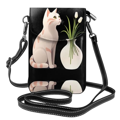 Sac à bandoulière pour téléphone en cuir de qualité supérieure