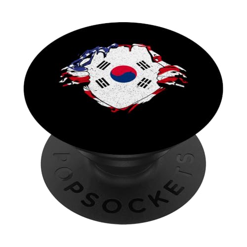South Korea Love South Korea Pride Korean Proud Patriotic PopSockets Swappable PopGrip