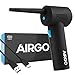 Produktbild IT Dusters AIRGO kabelloser wieder auf ladbarer Mini Luft reiniger für PC, Laptop, Konsole, Elektronik, umweltfreundliche Alternative zum Sprühluftdose Staubtuch Tastaturreiniger