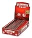 1 box - Elements RED 1 1/4 Slow Burn rolling paper + Magnetic Closure